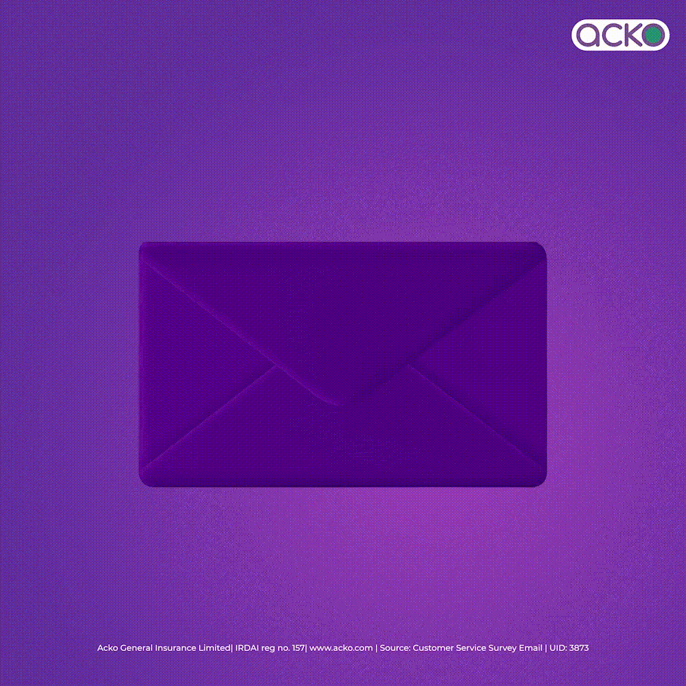 Acko email creative
