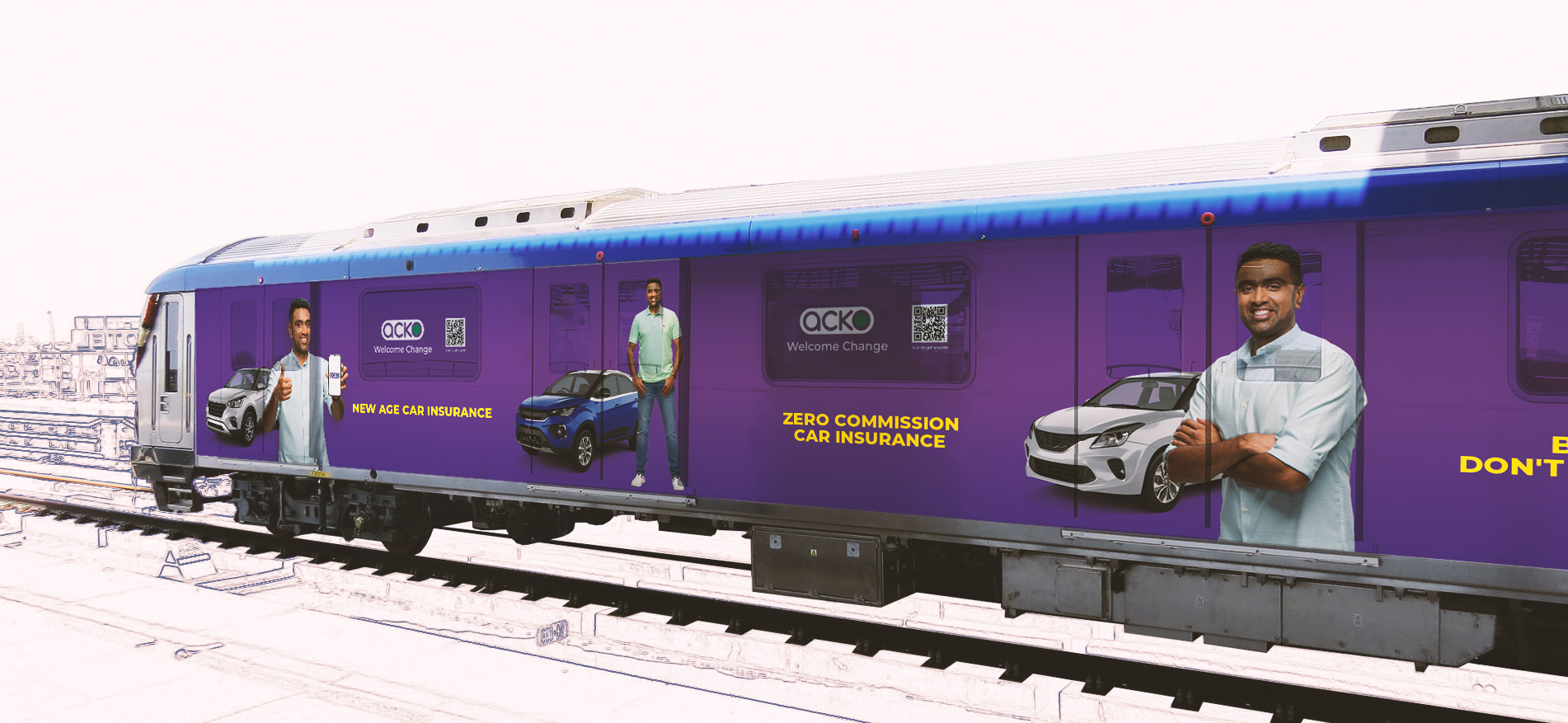 Acko metro creative 2