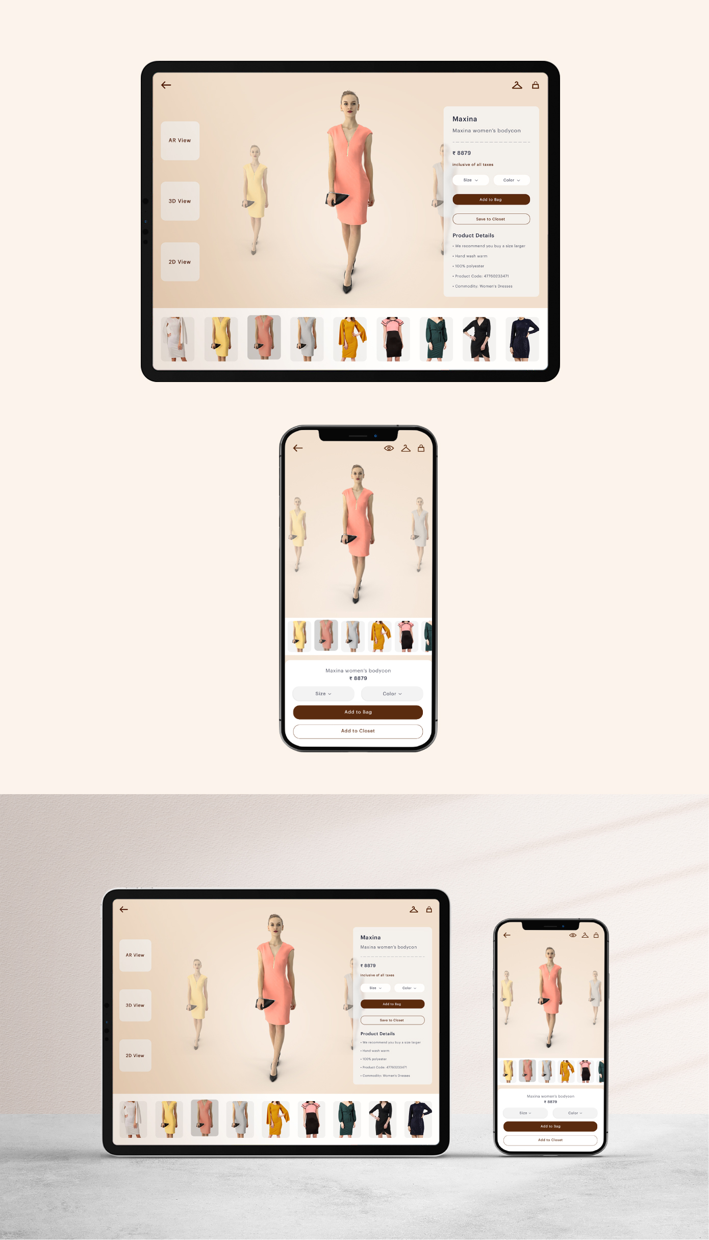 Fluyid UI mockup